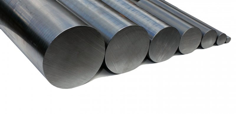 Rondstaal ST 52 K / S355J2 C / 1.0570 / getrokken - rondijzer, bouwstaal H9, 8 mm tot 120 mm, lengtes van 10 mm tot 1000 mm