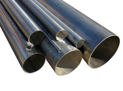 Edelstahlrohr geschweißt  DIN EN 10217-7 Länge 500mm (50cm) 10mm x 1,5mm