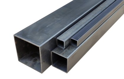 Vierkantrohr S235 Länge 500mm (50cm)  15 x 15 x 1,5mm