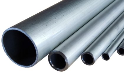 Präzisionsrohr E195 Länge 500mm geschweißt verzinkt 22mm x 1,5mm